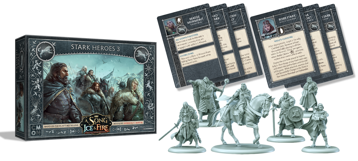 A Song of Ice and Fire : Tabletop Miniatures Game - Stark Heroes #3